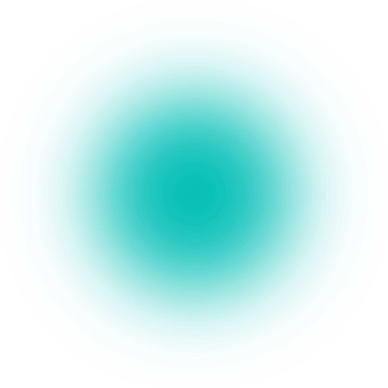 Decorative: color gradient as a representation of a point of light